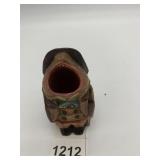 VINTAGE TOOTHPICK HOLDER CARVED WOOD