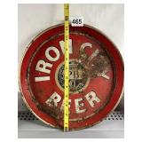VINTAGE IRON CITY BEER TRAY SOME SURFACE RUST