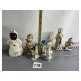 OCCUPIED JAPAN FIGURES AND BLACK MAMMY