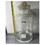 GLASS JAR W/ LID