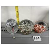 3 PAPER WEIGHTS