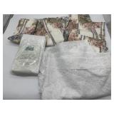 FULL ELECTRIC BLANKET AND CURTAINS AND SHEERS JC