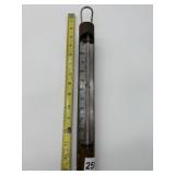 PALMER COPPER OUTDOOR MERCURY THERMOMETER
