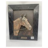 REPLICA GALLANT FOX HORSE FACE 3D, 15" X 12"