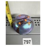 LUNDBERG STUDIOS ART GLASS PAPERWEIGHT