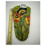 POPPY FLOWER WALL POCKET