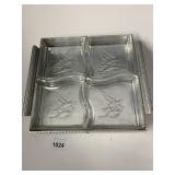 ARTHUR-ARMOR ALUMINUM WITH GLASS INSERTS DIVIDED