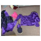 HALLOWEEN COSTUME, CAPE, SKIRT, SHIRT, WIG