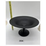BLACK AMETHYST PEDESTAL CAKE PLATE