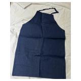 THICK DENIM APRON WITH TWO POCKETS ONE LOWER ONE