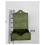 TIN MATCH HOLDER GREEN