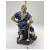 CHINESE SHIWAN MUDMAN FIGURINE THE WOOD CUTTER