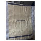 WOOL NAVY ANTIQUE BLANKET