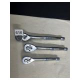 100 TOOTH RATCHETS FUNCTION WELL SET OF 3