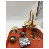 MICKEY MOUSE CUP, MINIATURE CAN OF COKE, COOKIE