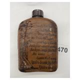 LEATHER WRAP BOTTLE W/ VERSE