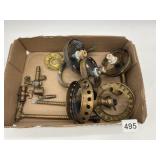 GASLIGHT FIXTURES COMPONENTS IN BRASS