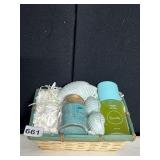 ASSORTED GIFT BASKET NEW UNUSED SOAP