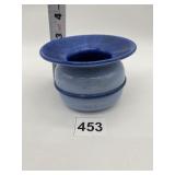 GLASS SWIRL VASE 3" H