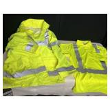 MEDIUM SAFETY JACKET AND SHIRT - SHIRT IS NEW