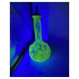 FENTON TOPAZ OPALESCENT DAISY AND FERN BARBERS