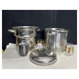 INSERT PAN FOR PASTA ETC. W/ SEPARATE SAUCE POT