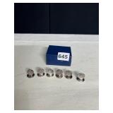 SHELL DESIGN SILVER PLATE CARD HOLDER