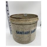 SANITARY DAIRY GRAY CROCK