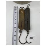 2 BRASS SCALES NO. 2 CHATILLONï¿½S & B & W COMPANY