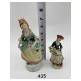 OCCUPIED JAPAN FIGURINE AND JAPAN FIGURINE