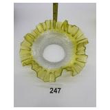 RUFFLE EDGE HANDKERCHIEF GLASS SHADE