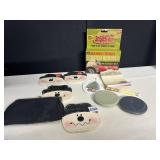 SNOW MEN, TREE DECORATION, EVENING BAG, ETC.