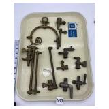 ASSORTED BRASS VALVES