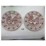 (2)1980 GOD BLESS OUR HOUSE CALENDAR PLATES