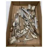SILVER PLATE FLATWARE ASSORTED
