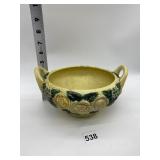 ROSEVILLE ROSEANNE POTTERY DOUBLE HANDLED BOWL