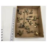 ASSORTED GAS LIGHT SHUT OFFS AND PARTS