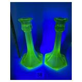 VINTAGE NORTHWOOD IRIDESCENT VASELINE