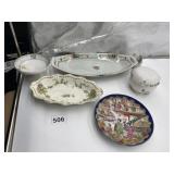 ORIENTAL SAUCER, HAND PAINTED NIPPON DISH, JAPAN