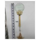 CARVED BONE MAGNIFYING GLASS