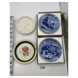 STANGL GARDEN ROSE POTTERY PLATE & 1971 2 PLATES