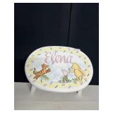 ELENA PERSONALIZED FOOT STOOL W/ TIGGER AND POOH