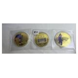 1 LINCOLN, 1 PLEDGE MONTGOMERY NOTE MEDALS