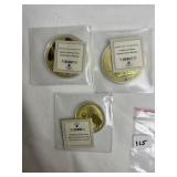 1 OLD WEST, 1 LINCOLN, 1 NATIVE AM. MEDALS