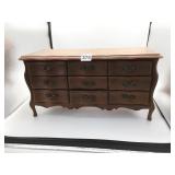 JEWELRY CHEST WITH 9 DRAWERS MUSICAL