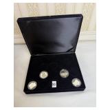 2 SILVER COMMEMORATIVE HALVES W/ 10 GRAMS SILVER