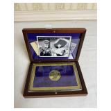 TITANIC RESCUE MEDAL IN WOOD PRESENTATION BOX