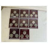 8 STATE QUARTERS SETS W/ PROOF