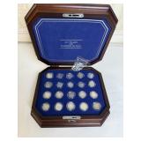 20 YEARS OF BARBER DIMES IN WOOD PRESENTATION BOX