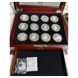 12-NATIVE AMERICAN 1 OZ ROUNDS IN PRESENTATION